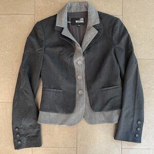 NEW (no tag) Love Moschino Wool Blend Two-toned Blazer-Size 6